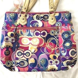 Coach Poppy Graffiti Bag